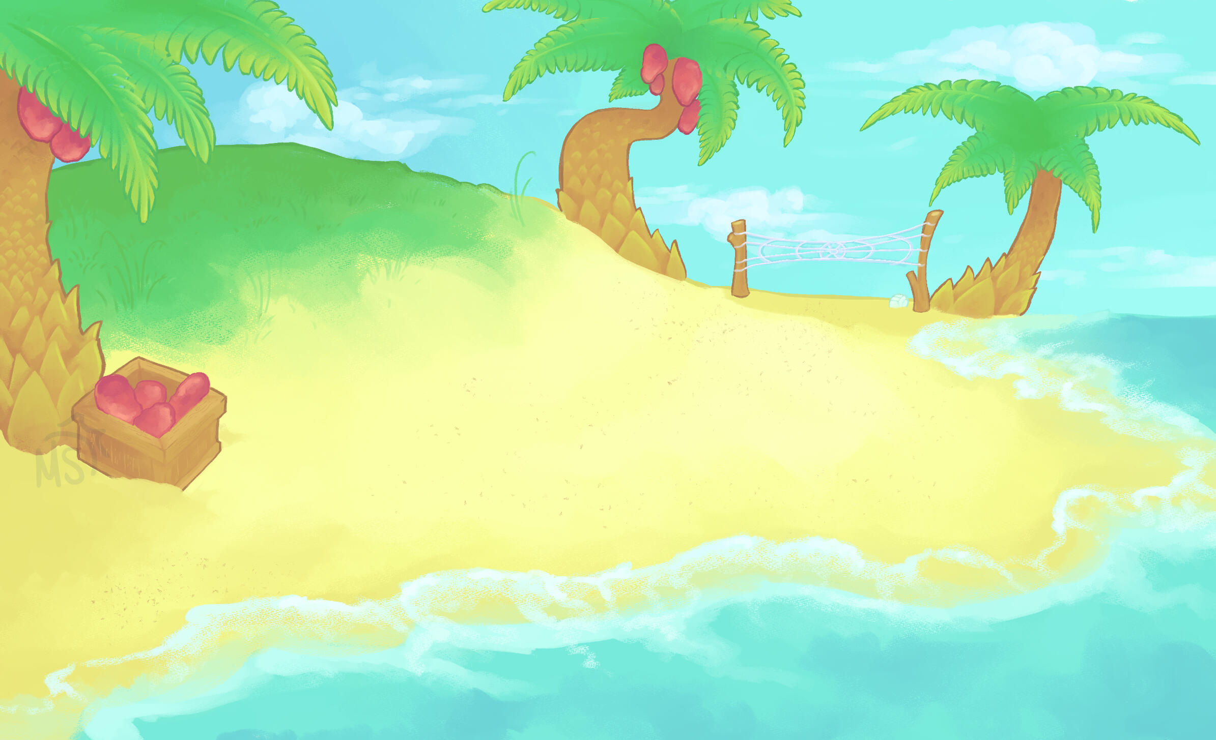 A background for Faraway, my kids virtual world and senior thesis project.