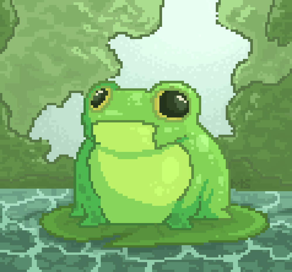 A pixel art study.