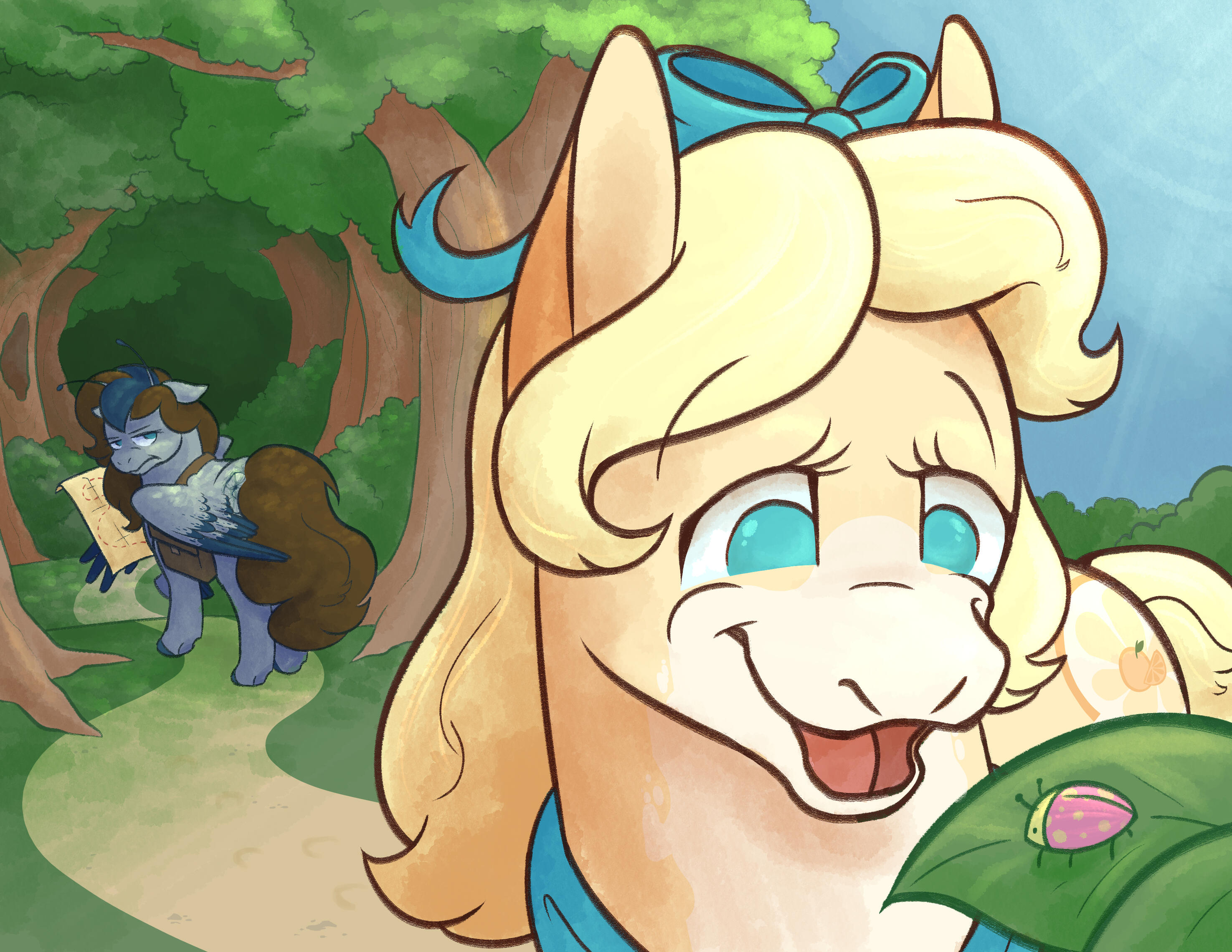 Misty and Citrus having two very different ideas of an adventure.